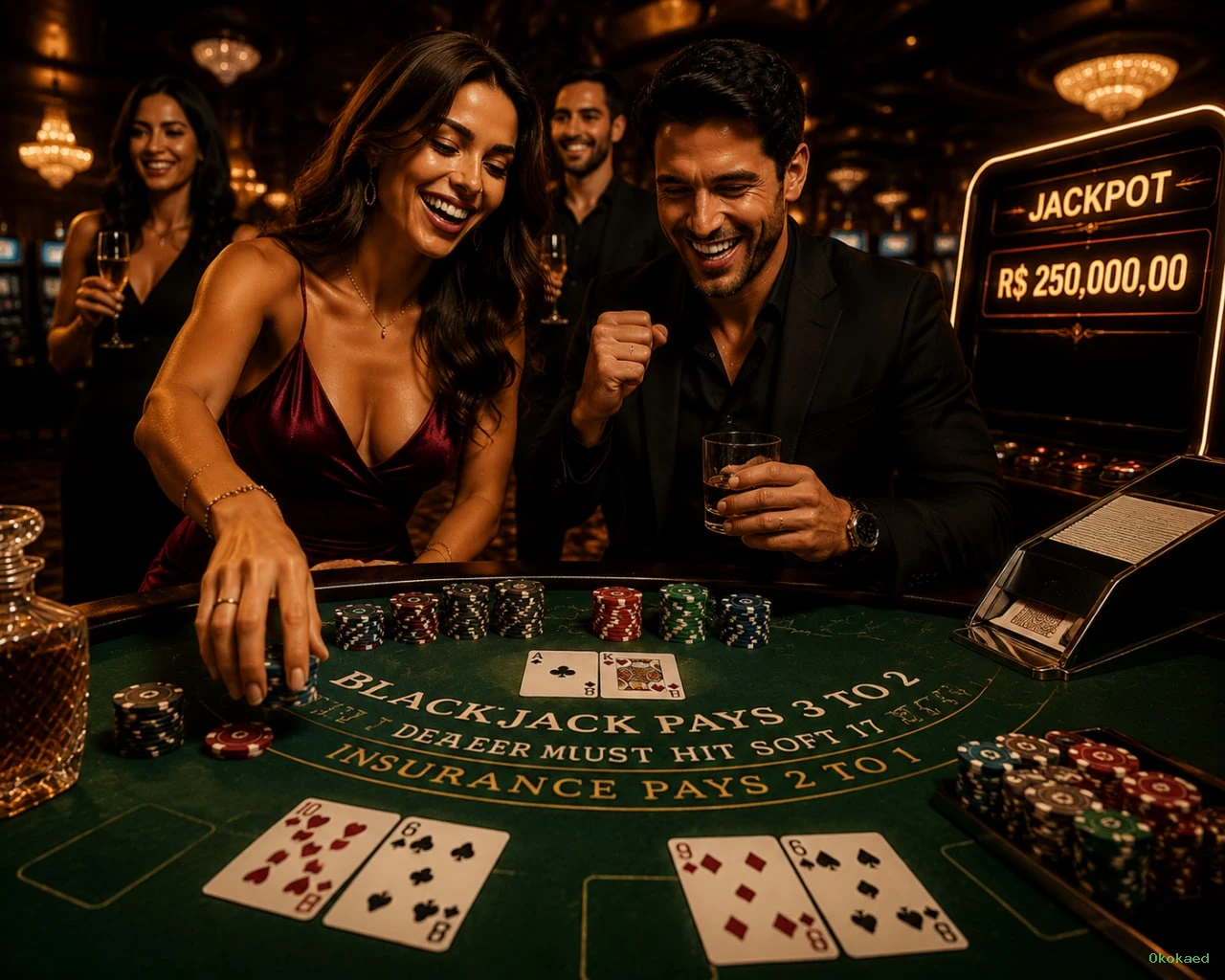 Slots online da Okokaed com jackpots progressivos