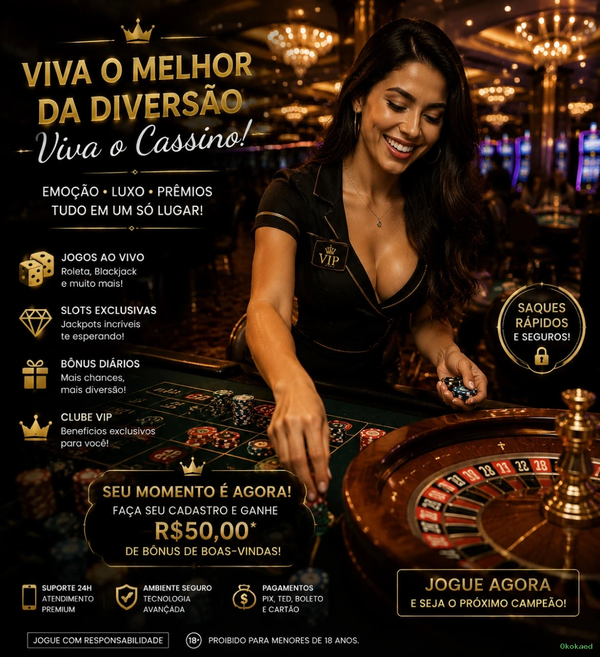 Programa VIP exclusivo da Okokaed